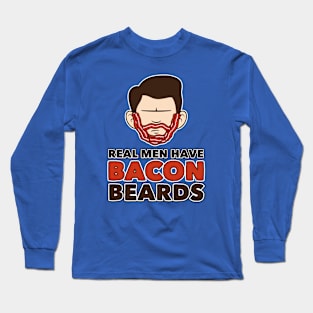 Bacon Beard (men's version) Long Sleeve T-Shirt